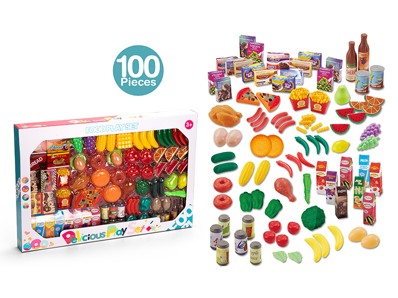 100PCS Food Toy Set