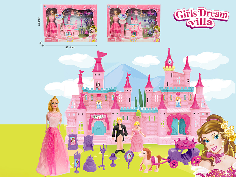 Princess Castle + Solid Doll