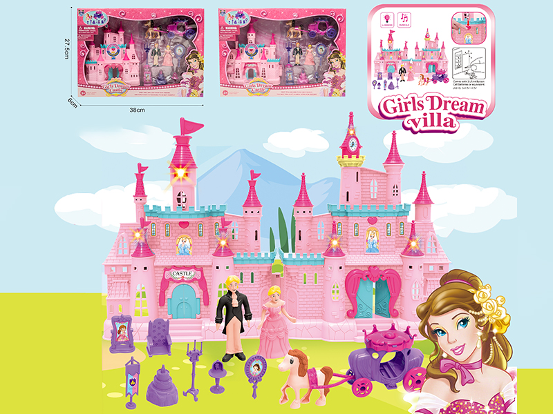 Princess Castle Toys With 3 Lights And Music