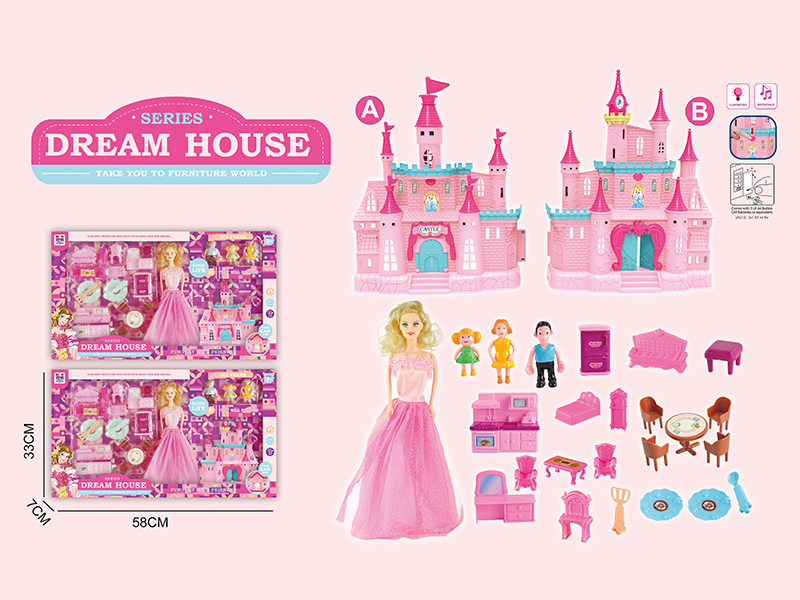 Castle Toys With Lights And Music