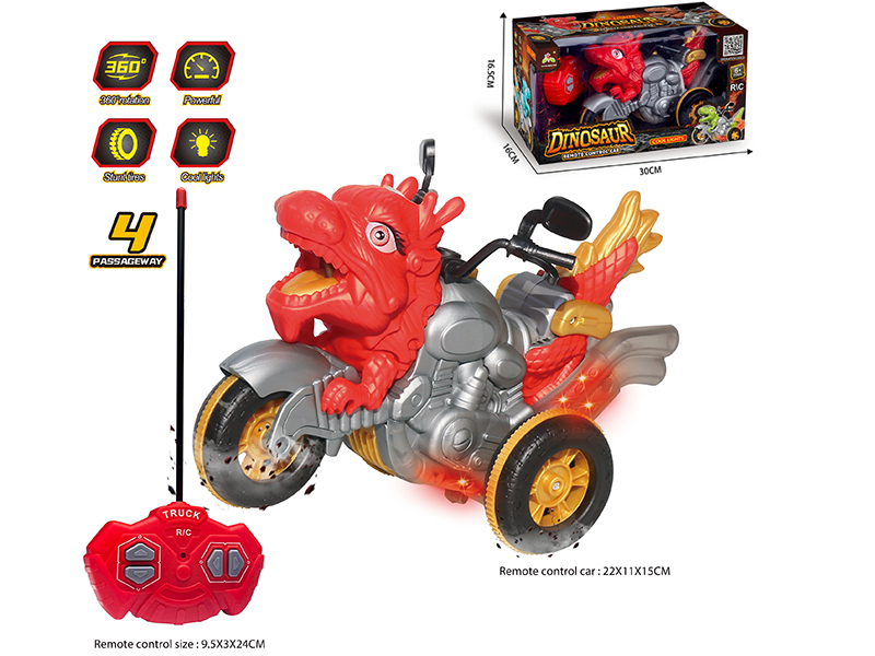 IR Remote Control Red Dragon Motorcycle