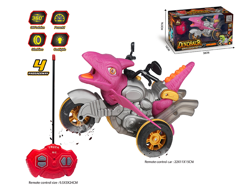 Pink Pterosaur  Remote Control Motorcycle