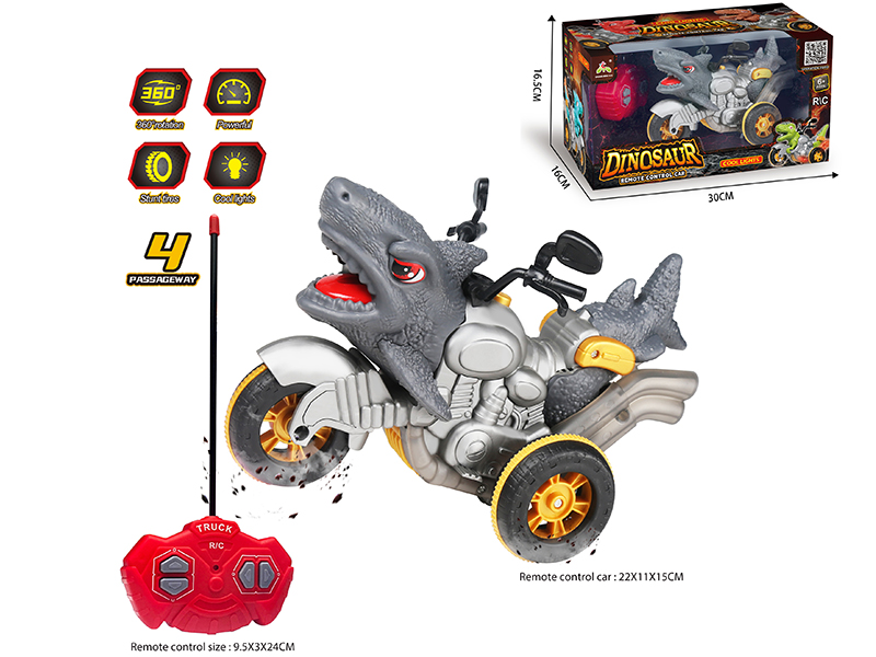 Grey Shark Remote Control Motorcycle