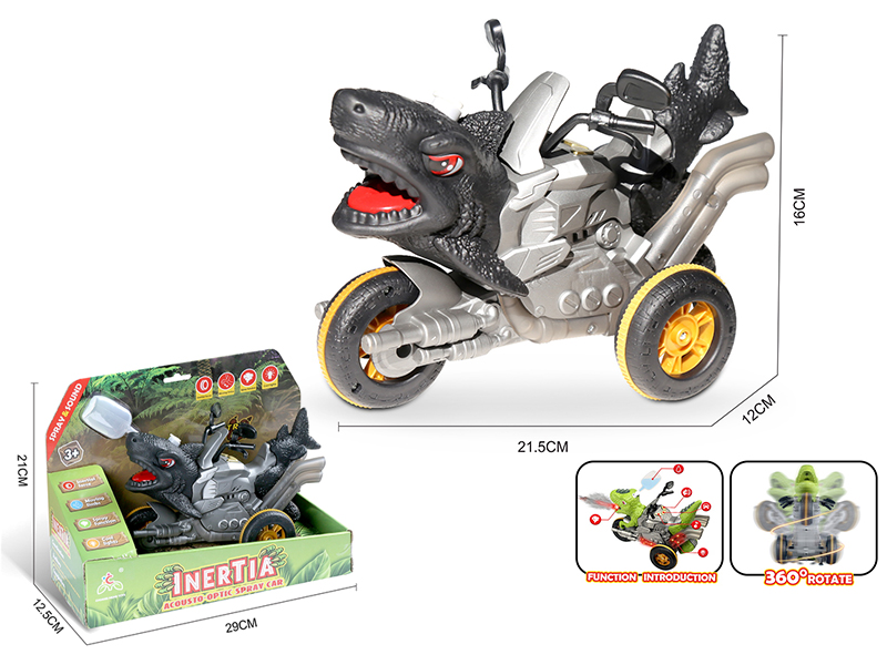 Black Shark Friction Acousto-Optic Spray Car