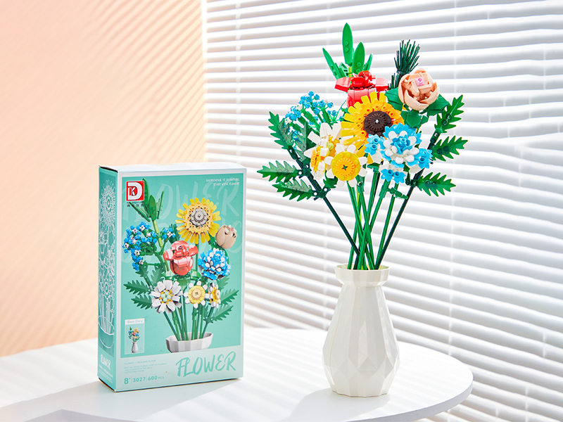 600+PCS Plant Building Block Series