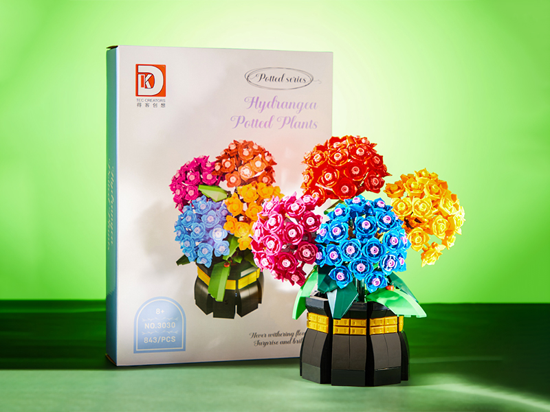 843+PCS Plant Building Block Series