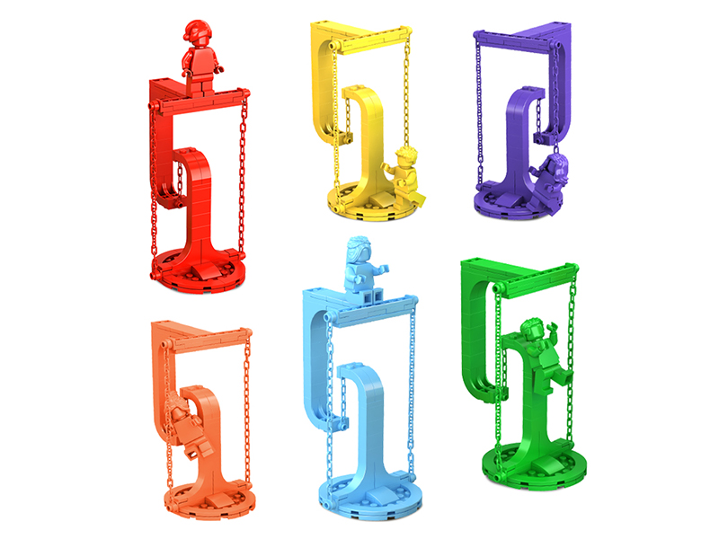 66+PCS Suspended Building Block Series