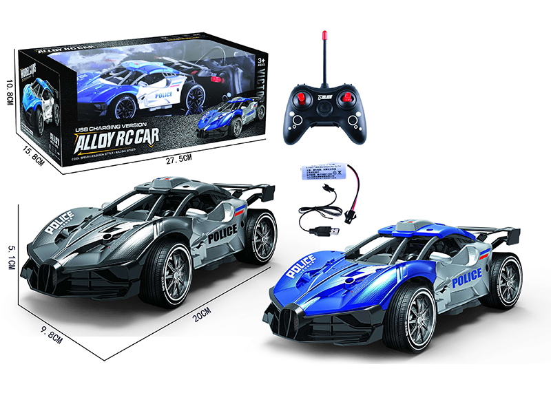 4-Channel Remote Control Alloy Racing Car