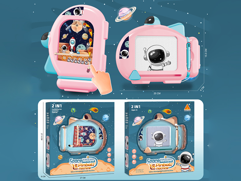 2 In 1 Writing Board & Pinball Machine