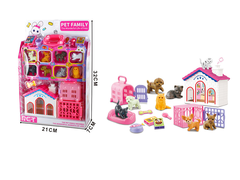 Funny Pet House 18pcs