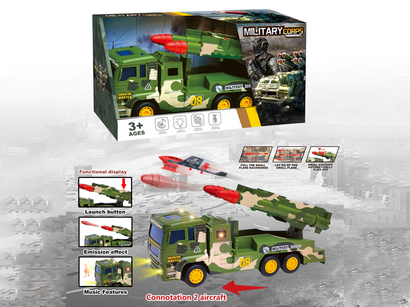 Friction Military Missile Vehicle With Ejection