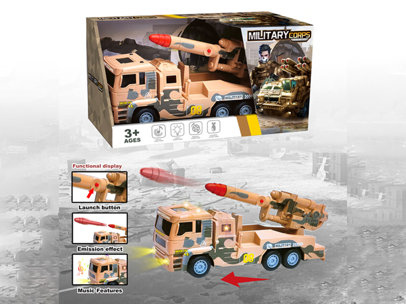 Friction Military Missile Vehicle With Ejection