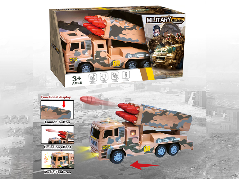 Friction Military Missile Vehicle With Ejection