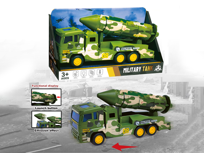 Friction Military Missile Vehicle With Ejection