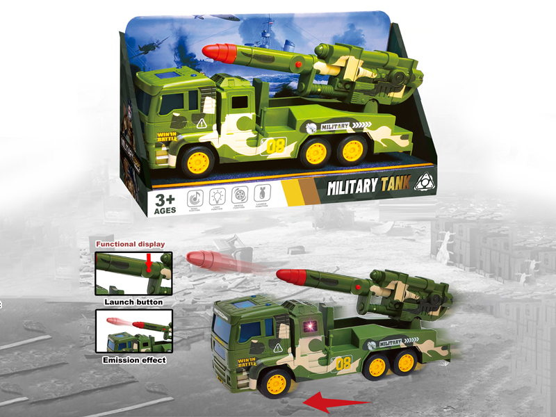 Friction Military Missile Vehicle With Ejection