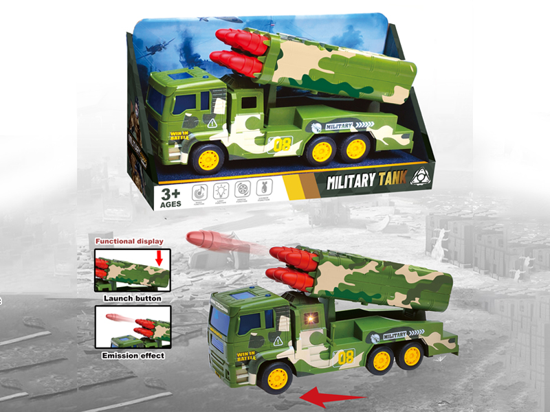 Friction Military Missile Vehicle With Ejection