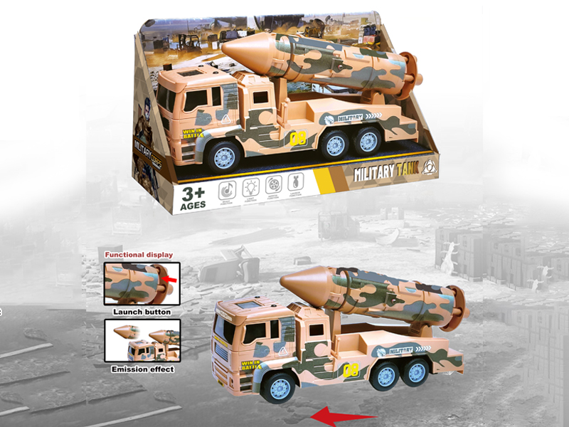 Friction Military Missile Vehicle With Ejection