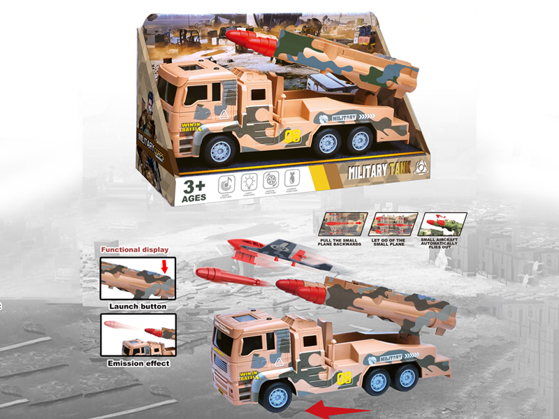 Friction Military Missile Vehicle With Ejection