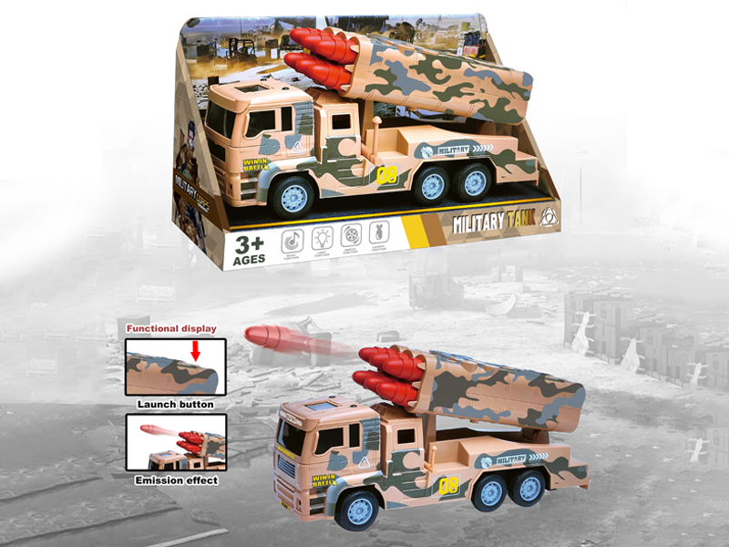 Friction Military Missile Vehicle With Ejection