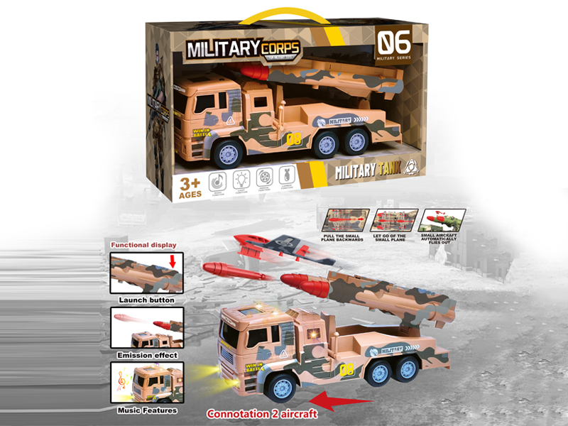 Friction Military Missile Vehicle With Ejection