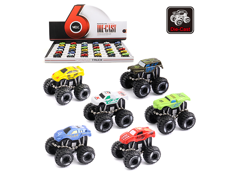 Alloy Truck With Keychain 36pcs