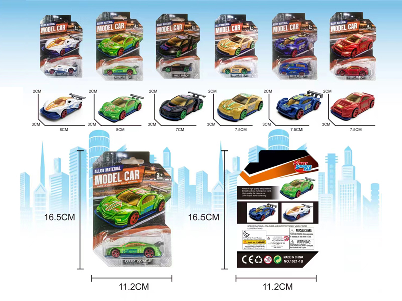 1:64 Slide Alloy Racing Car 2