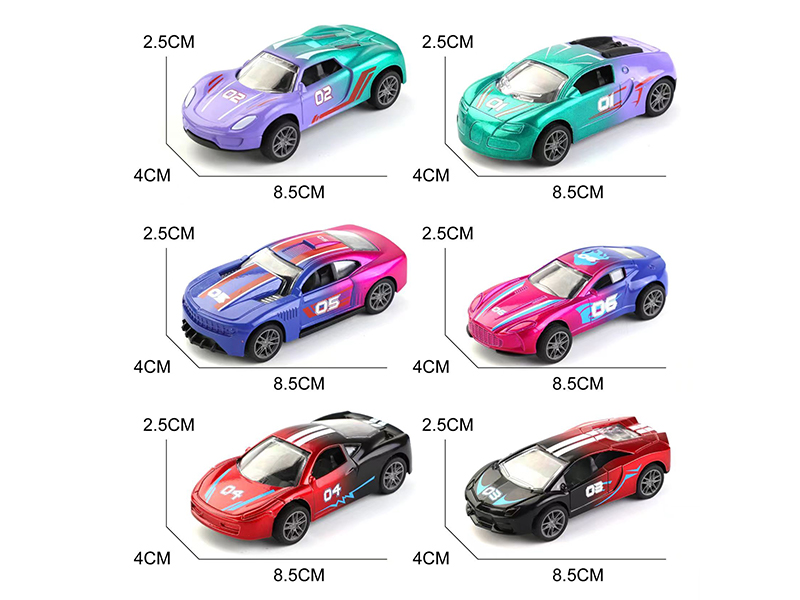 1:60 Pull Back Alloy Gradient Supercar