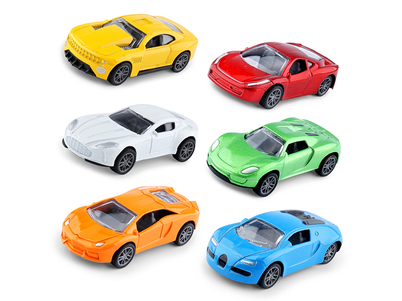 1:60 Pull Back Alloy Super Sports Car