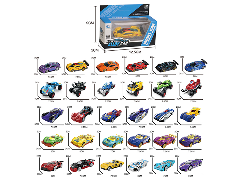 1:64 Slide Alloy Alloy Car(108)