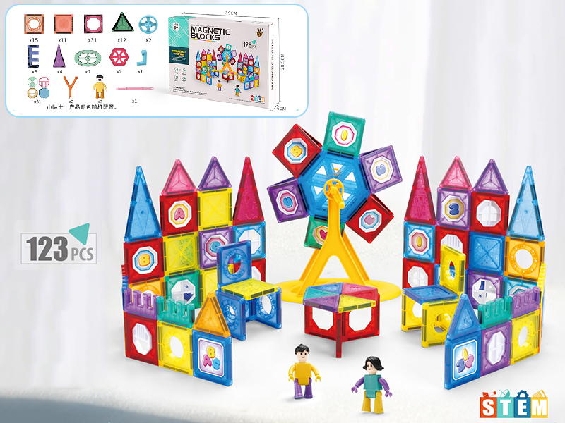 Magnetic Building Blocks 123PCS