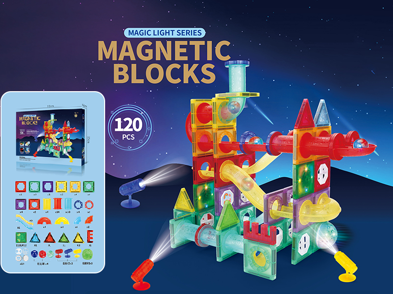 Marble Run Magnetic Building Blocks 120PCS