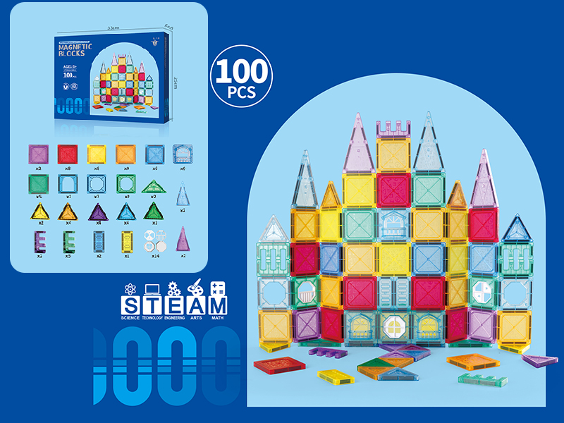 Magnetic Building Blocks 100pcs