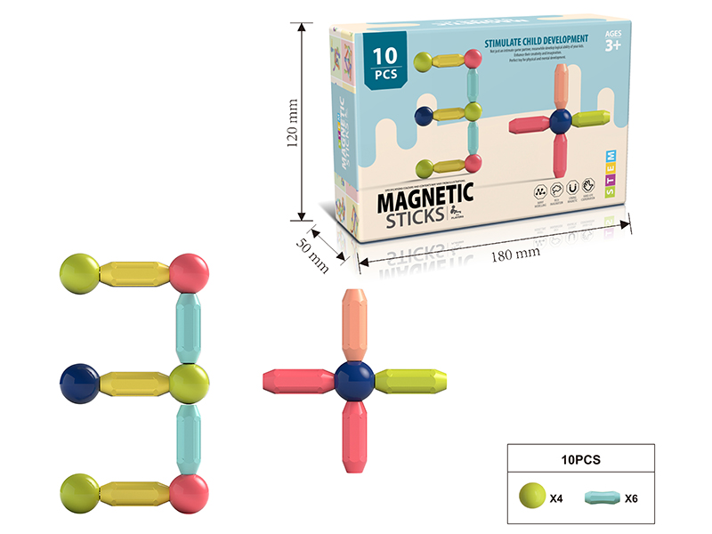 Magnetic Sticks 10pcs
