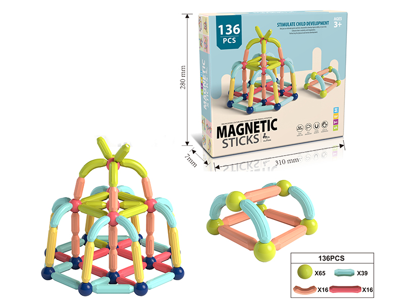 Magnetic Stick 136pcs