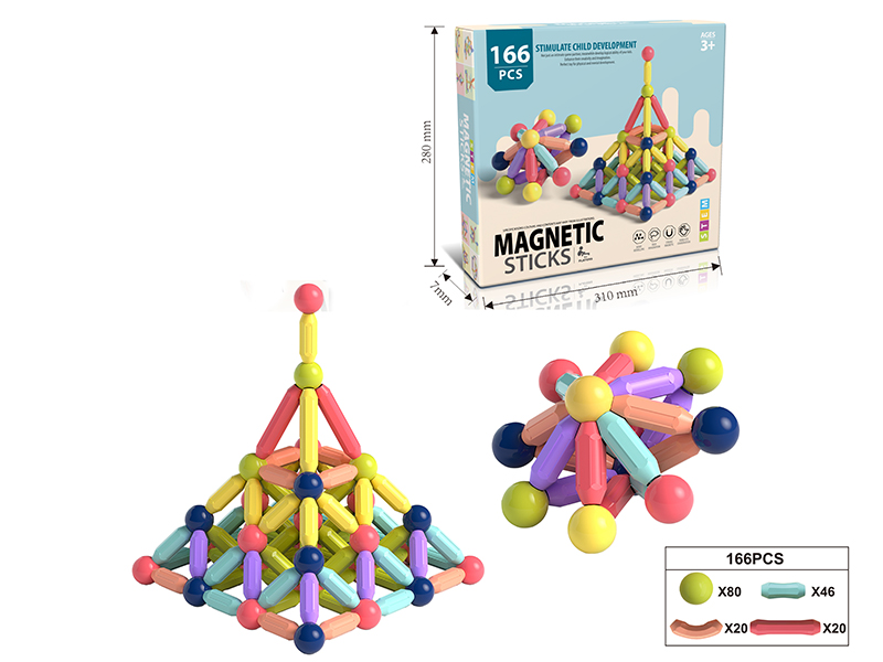 Magnetic Stick 166pcs