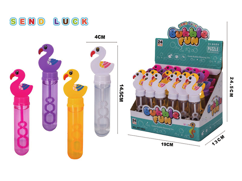 Flamingo Bubble Sticks 24pcs