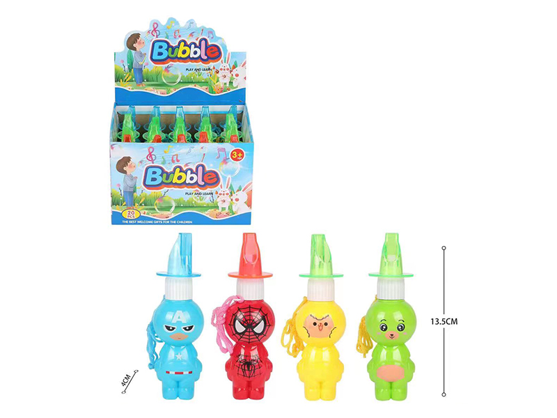 Whistle Bubble Water 13.5cm 20PCS