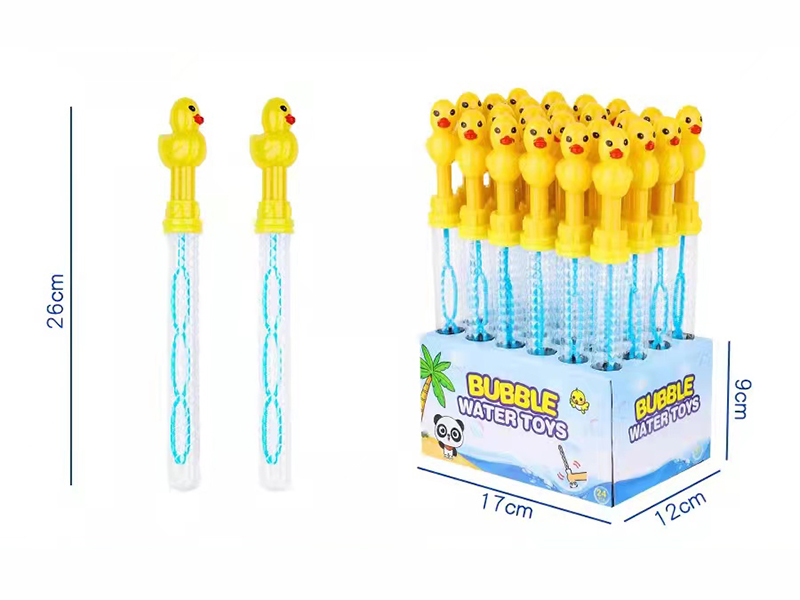 Yellow Duck Bubble Sticks 24pcs