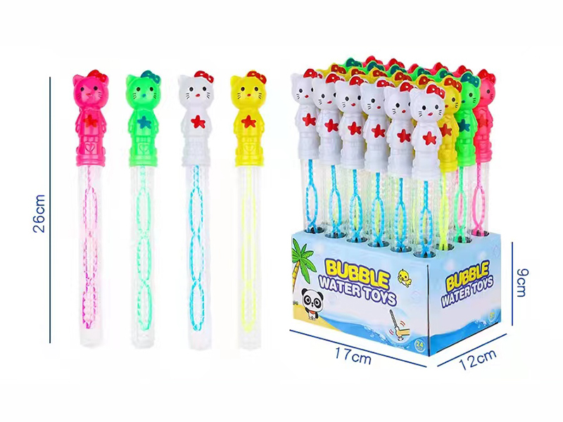 Kitty Cat Bubble Sticks 24pcs