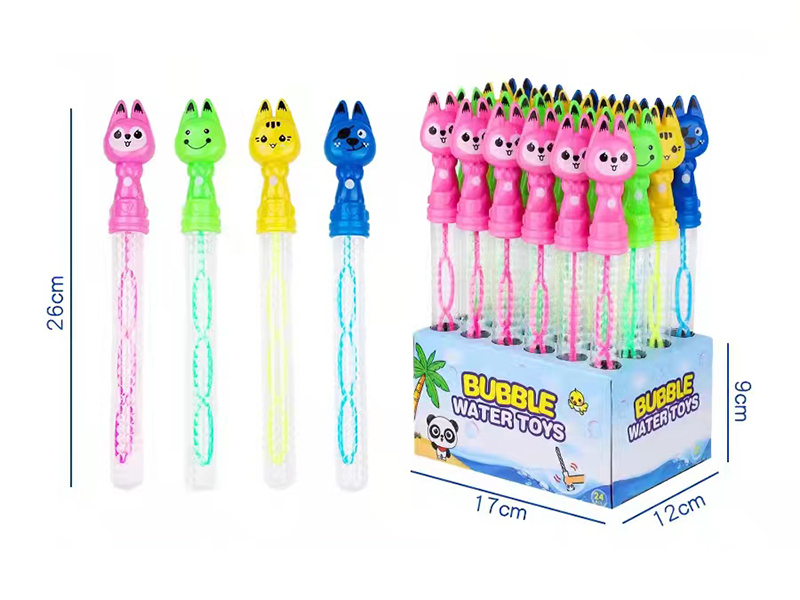 Cartoon Animal Bubble Sticks 24pcs