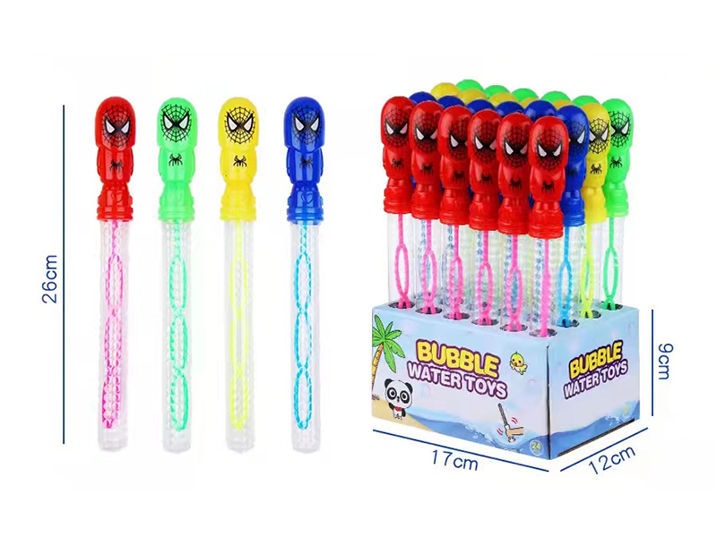 Spider Man Bubble Sticks 24pcs