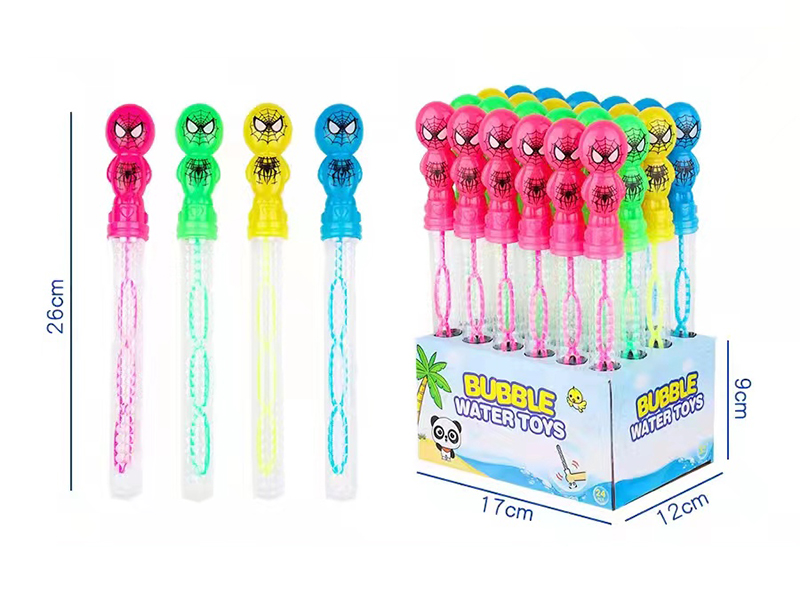 Spider Man Bubble Sticks 24pcs