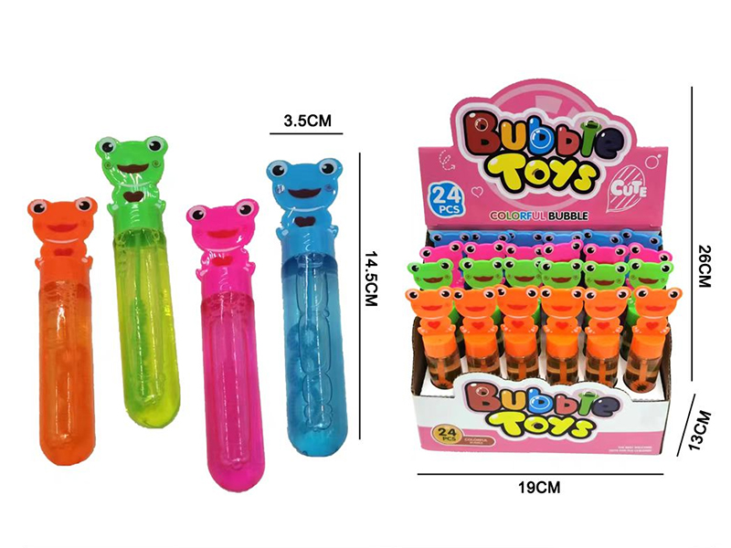 Cartoon Frog Bubble Sticks 24pcs