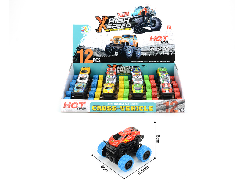 Light Alloy Dual Friction Stunt Off-Road Vehicle 24PCS