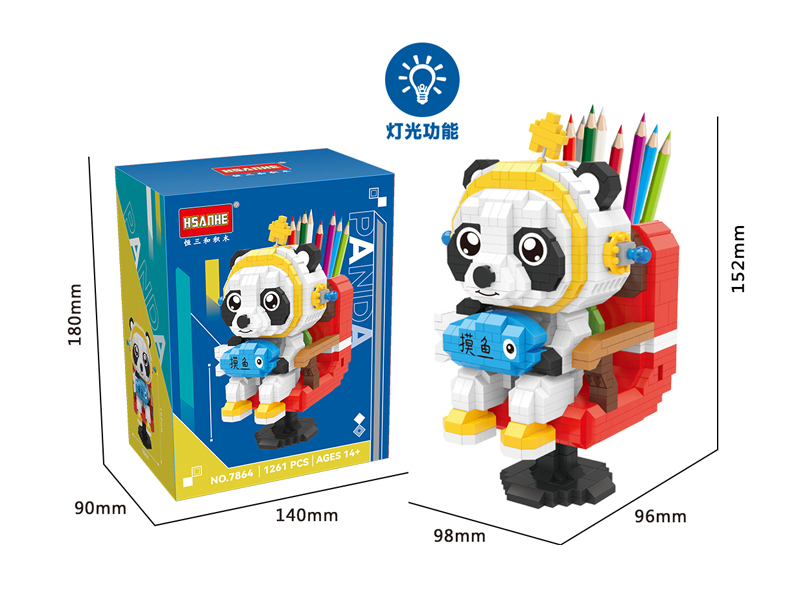 1261PCS Micro Cartoon Building Block