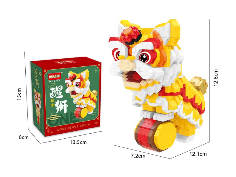 963PCS Micro Cartoon Building Block