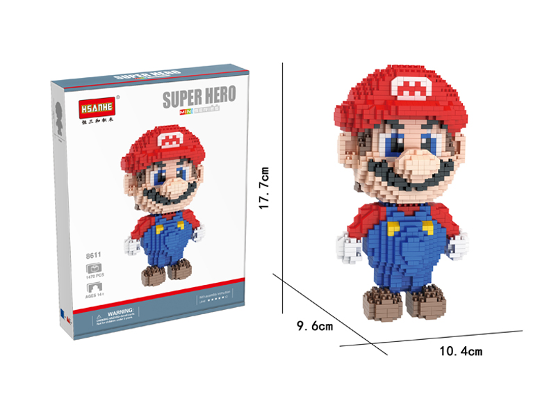 1470PCS Micro Cartoon Building Block