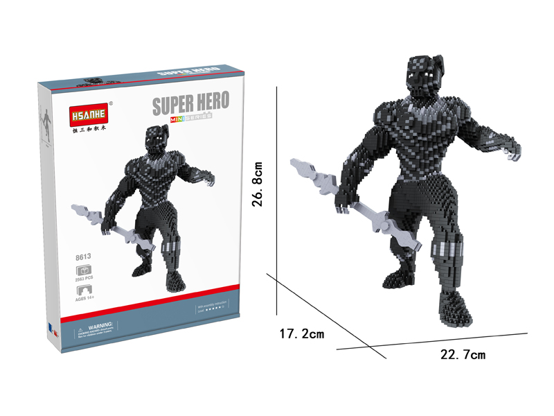 2563PCS Micro Cartoon Building Block