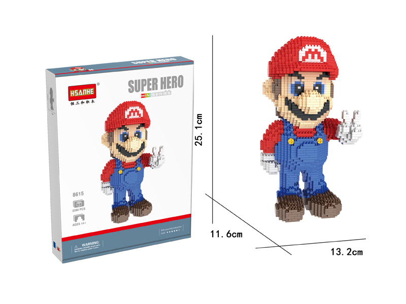 2380PCS Micro Cartoon Building Block