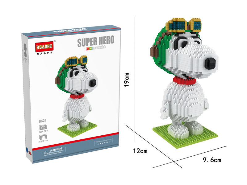 1399PCS Micro Cartoon Building Block